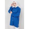 Aerobin Oversize Tunik İndigo HM2324