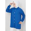 Aerobin Oversize Tunik İndigo HM2324