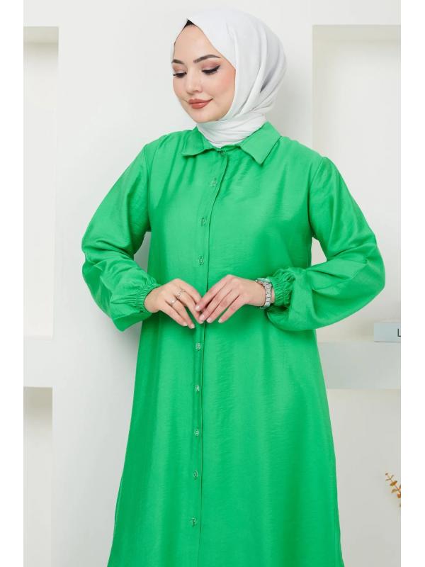 Beyza Tunik Pantolon İkili Takım Yeşil HM2385