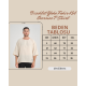 Bisiklet Yaka Fakir Kol Oversize Kısa Kol T-shirt - Bej