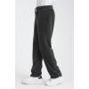 Baggy Kalıp Polar Kumaş Jogger Pantolon - Füme