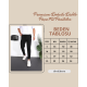 Premium Dokulu Duble Paça Fit Pantolon - Mavi