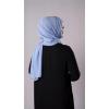 Bebe Mavisi Pratik Hazır Geçmeli Şal Şifon Kumaş Hijab Bone 3009_11