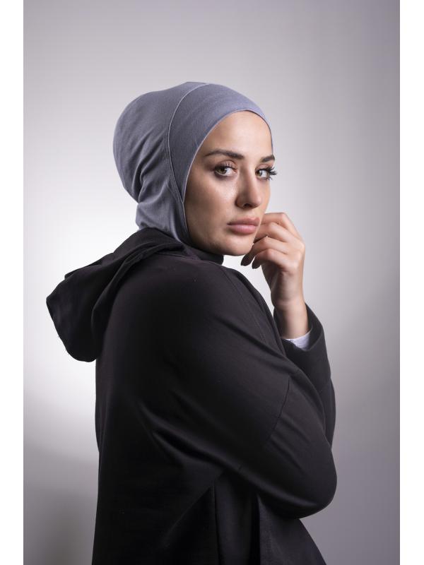 Füme Pratik Hazır Geçmeli Bone Viskon Kumaş Hijab Spor 2106_25