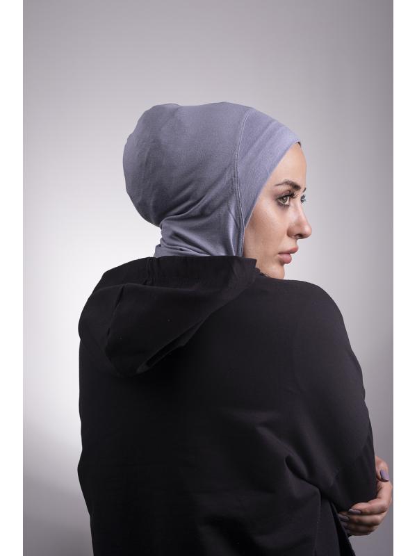 Füme Pratik Hazır Geçmeli Bone Viskon Kumaş Hijab Spor 2106_25