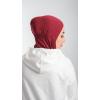 Bordo Pratik Hazır Geçmeli Tesettür Bone Sandy Kumaş Spor Hijab 2113_16