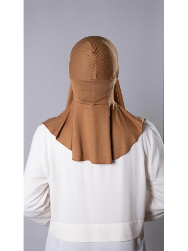 Hardal Pratik Hazır Geçmeli Şal Şifon Kumaş Hijab Bone 3009_43