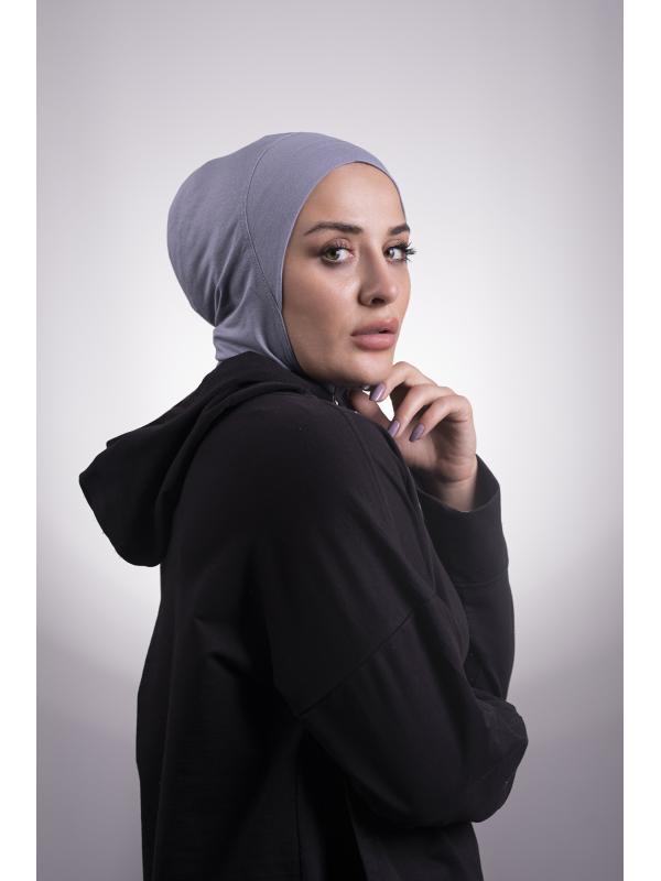 Füme Pratik Hazır Geçmeli Bone Viskon Kumaş Hijab Spor 2106_25