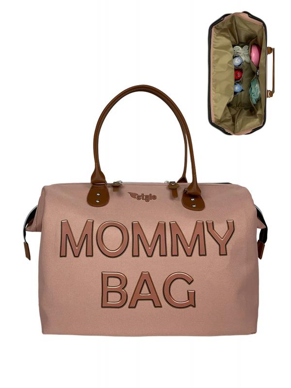 Mommy Bag Usa Anne Bebek Bakım Ve Kadın Çantası-3d Pudra