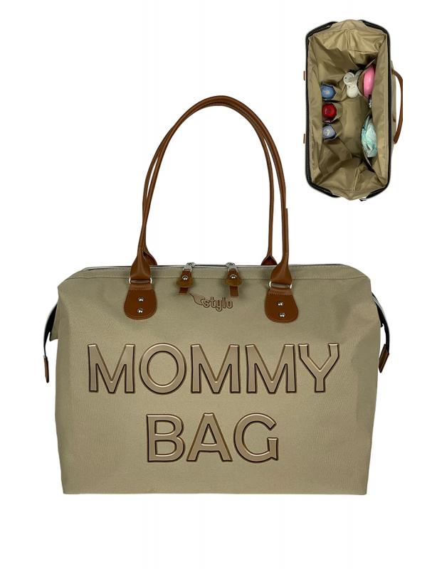 Mommy Bag 3d Anne Bebek Bakım Çantası - Vizon