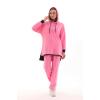 Kadın Günlük Sweatshirt - Pantolon Spor Takım PEMBE